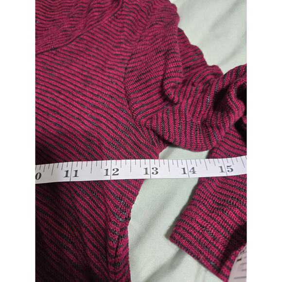 Maurices XS maroon and black striped shirt new with tags - Picture 9 of 10